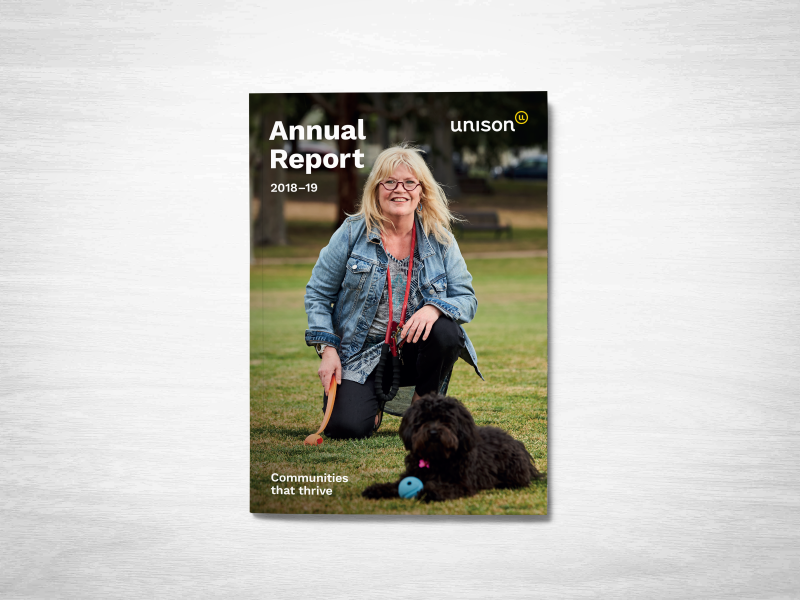 Cover of Unison's 2019 Annual Report